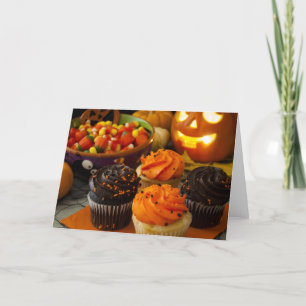 Carte Cupcakes d'Halloween