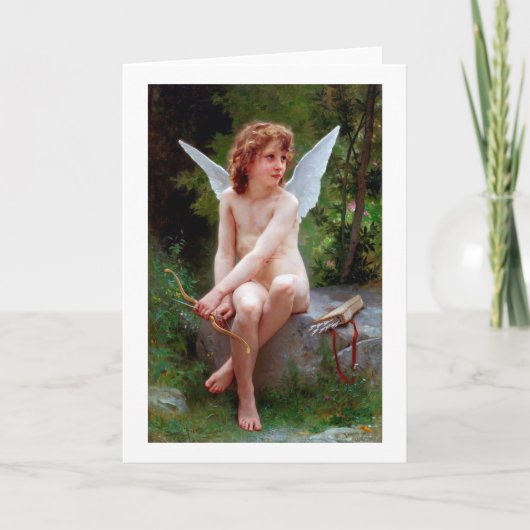 Carte Cupid, Bouguereau (Devant)