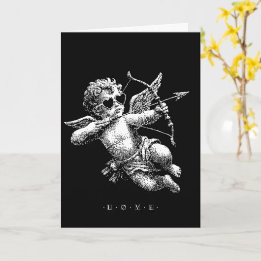 Carte Cupid of Love (Fleur jaune)