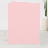 Carte CUPID the best card for my love (Dos)