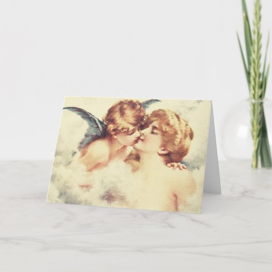 Carte Cupidon et baiser de psyché (Devant)