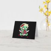 Carte Cupidon zombie (Fleur jaune)