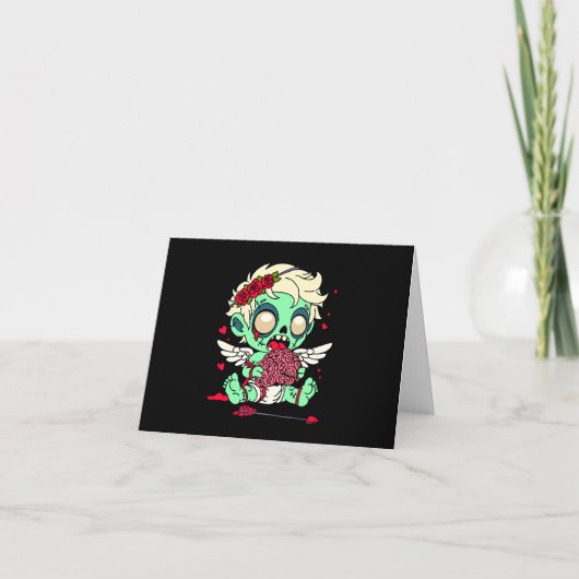 Carte Cupidon zombie (Devant)