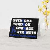 Carte CURE...Cancer colorectal (Fleur jaune)