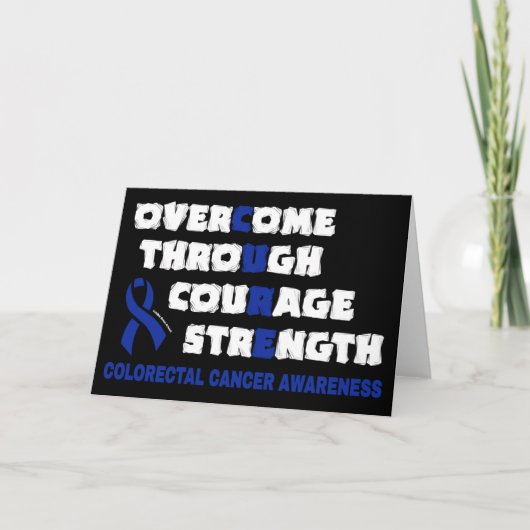 Carte CURE...Cancer colorectal (Devant)