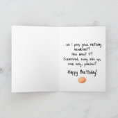 Carte Curious Chicken Head Close-Up Photograph (Intérieur)