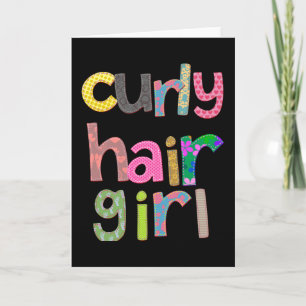 Carte Curly Hair Girl