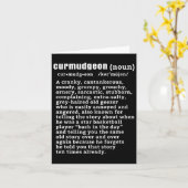 Carte Curmudgeon (bysketbyll Version) Fun Senior Citizen (Fleur jaune)