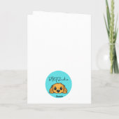 Carte CUSTOM Anatomie Mignonne d'un Amoureux de Cockapoo (Dos)