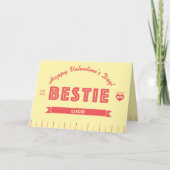 Carte Custom BESTIE Retro Butter Stick Valentine's Day (Devant)