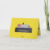 CARTE CUSTOM BIRTHDAY BILLBOARD W/ SITTING BLACK CAT (Dos)