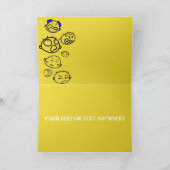 CARTE CUSTOM BIRTHDAY BILLBOARD W/ SITTING BLACK CAT (Intérieur)