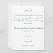 Carte Custom Business Easter Greeting Card  (Dos)