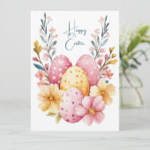 Carte Custom Business Easter Greeting Card  (Debout devant)