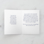 Carte Custom Christian Graduation (Intérieur)