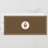 Carte Custom Coffee Shop Gift Certificate | Personalized (Dos)