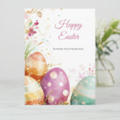 Carte Custom Corporate Easter Greetings Card (Debout devant)