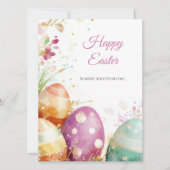 Carte Custom Corporate Easter Greetings Card (Devant)