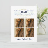 Carte Custom Father's Day  (Debout devant)