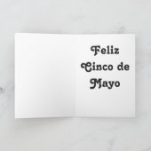 Carte Custom Feliz Cinco de Mayo Sugar Skull Card (Intérieur)
