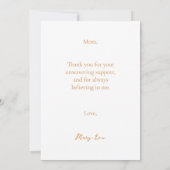Carte Custom Floral Mother's Day Photo card (Dos)