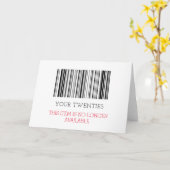 Carte Custom FUNNY Thirty (Fleur jaune)
