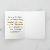 Carte Custom Happy Birthday Gift Card – Personalized Bir (Intérieur)