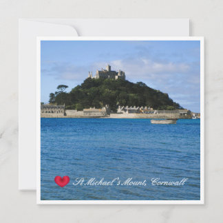 Carte Custom Heart St Michaels Mont Cornwall Photo