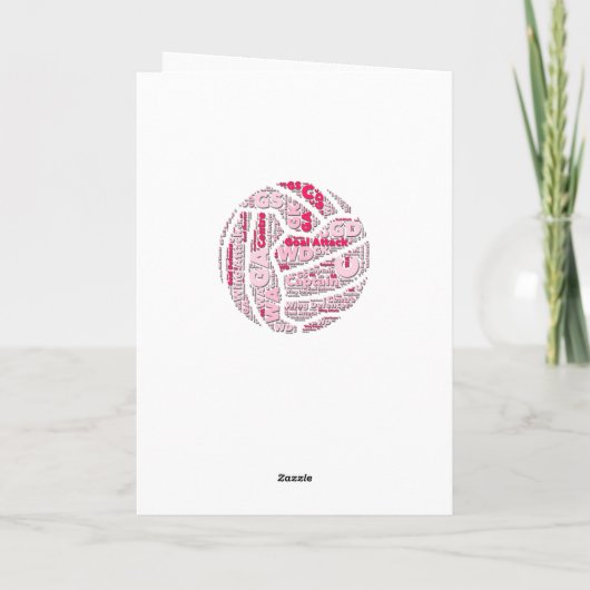Carte Custom Keep Calm and Play Netball 21e anniversaire (Dos)