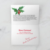 Carte Custom Lyon Scottish Clan Glamis Castle Plaid Xmas (Intérieur)