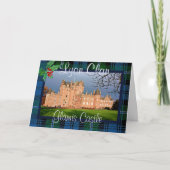 Carte Custom Lyon Scottish Clan Glamis Castle Plaid Xmas (Devant)
