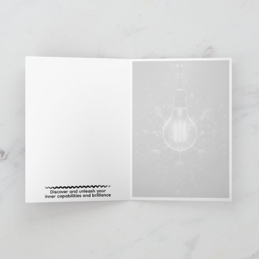 Carte Custom Motivational Quote Card (Intérieur)