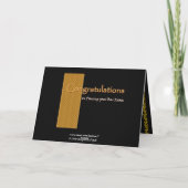 Carte CUSTOM NAME Congratulations Passing Bar Exam (Dos)