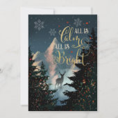 Carte Custom Photo Holiday Mountain Scene  (Devant)