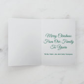 Carte Custom Picture Old Fashioned Christmas (Intérieur)
