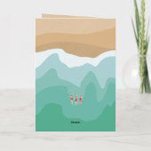 Carte Custom Retro Nage en eau libre 60e anniversaire (Dos)