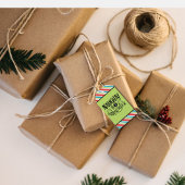 Carte Custom Retro Noël "Naughty is a New Nice"