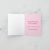 Carte Custom Sweet Valentine’s Day Card (Intérieur)