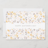 Carte Custom Text Floral Confetti Meilleure journée des (Devant)