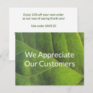 Carte Customer Appreciation Discount and Referral Promo