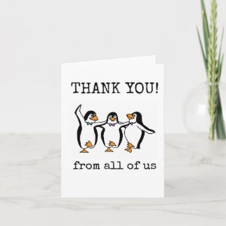 Carte Customer Thank You Card, From All of Us, Funny