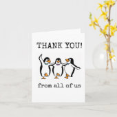 Carte Customer Thank You Card, From All of Us, Funny (Fleur jaune)