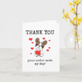 Carte Customer Thanks For Your Order Card, Thank You (Fleur jaune)