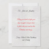 Carte Customisable 2 Photo Traditional Christmas Card (Dos)
