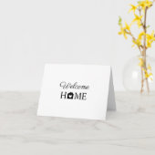 Carte CUSTOMISÉ AU GROUPE DE PULTES - Accueil de bienven (Fleur jaune)