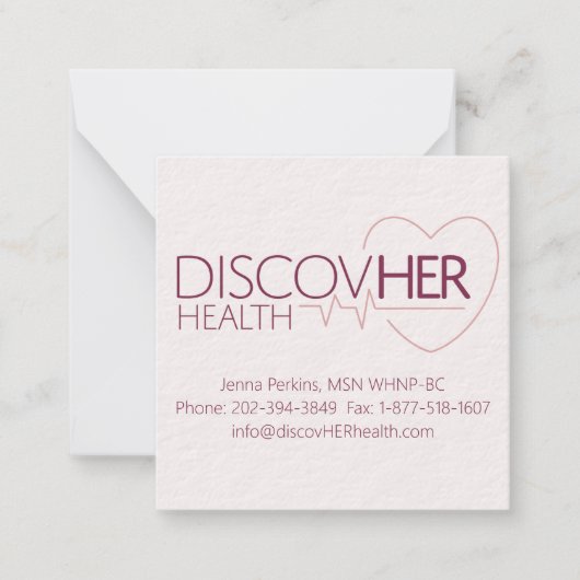 Carte customisée Flat Note (Devant)