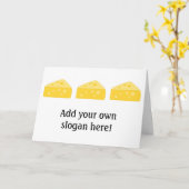 Carte Customiser ce graphique Big Cheese (Fleur jaune)