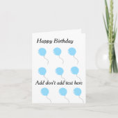 Carte Customizable birthday cards (Devant)