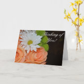 Carte Customizable Greeting (Fleur jaune)