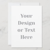 Carte Customizable Your Design or Text Here Personalized (Devant)